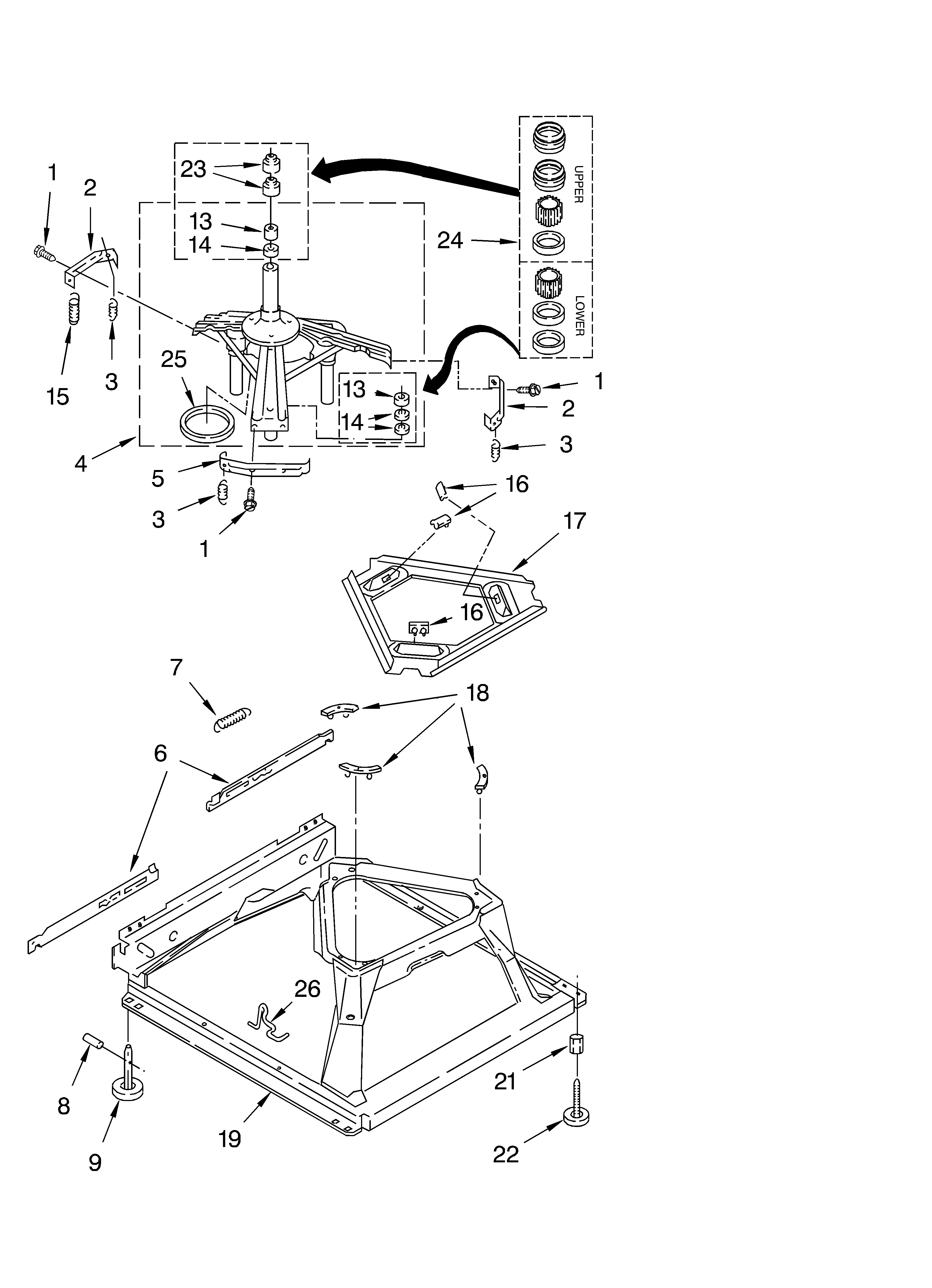 Machine base