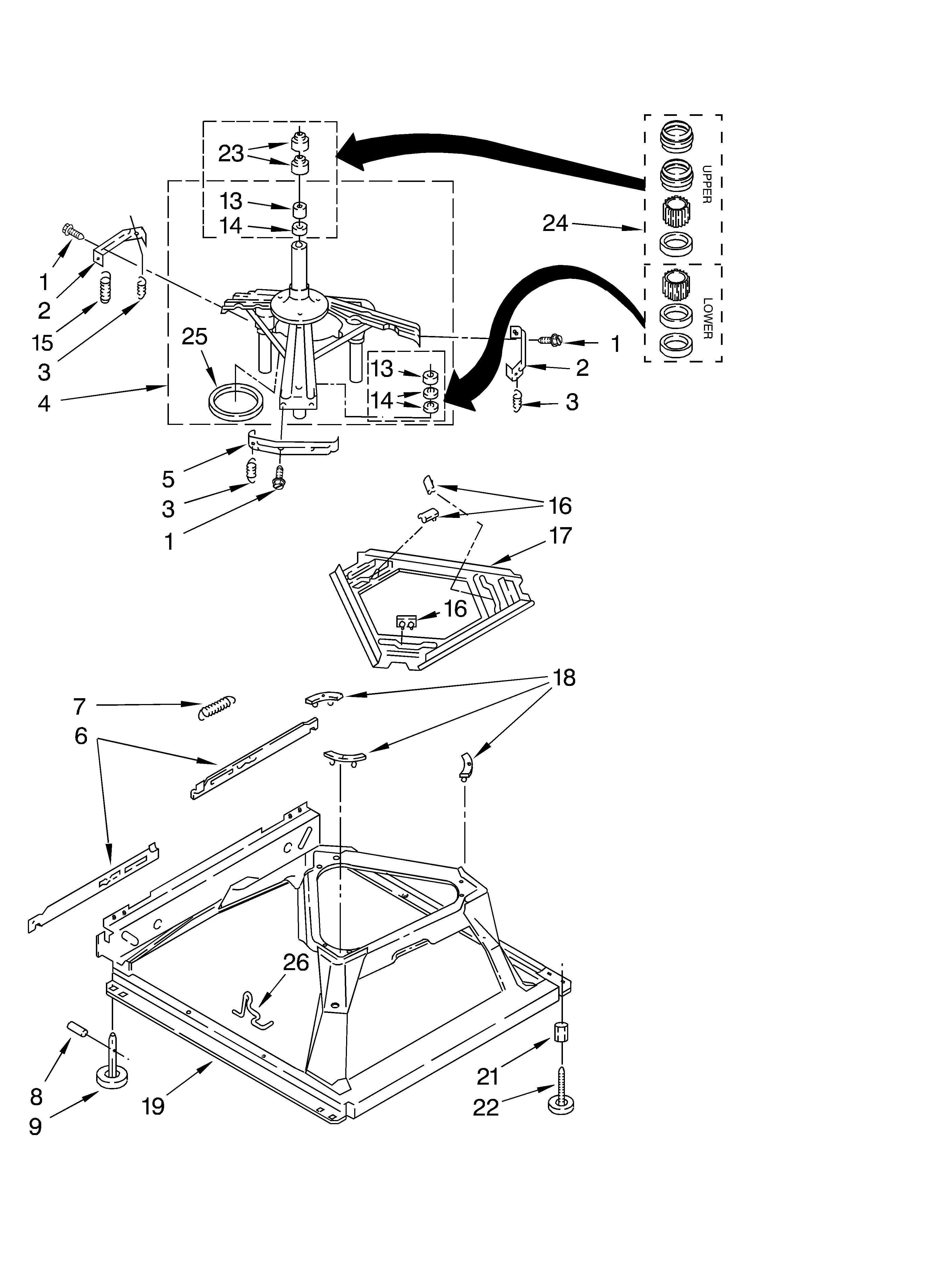Machine base