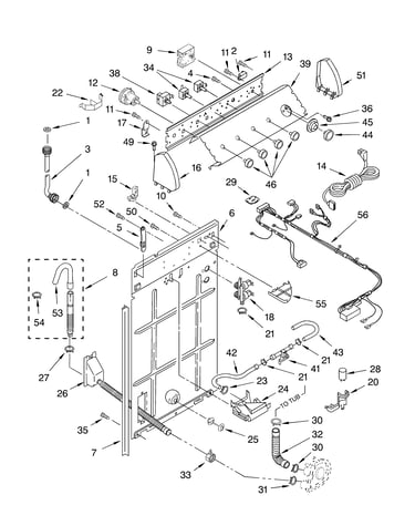 Controls and rear panel