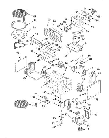 Cabinet and stirrer