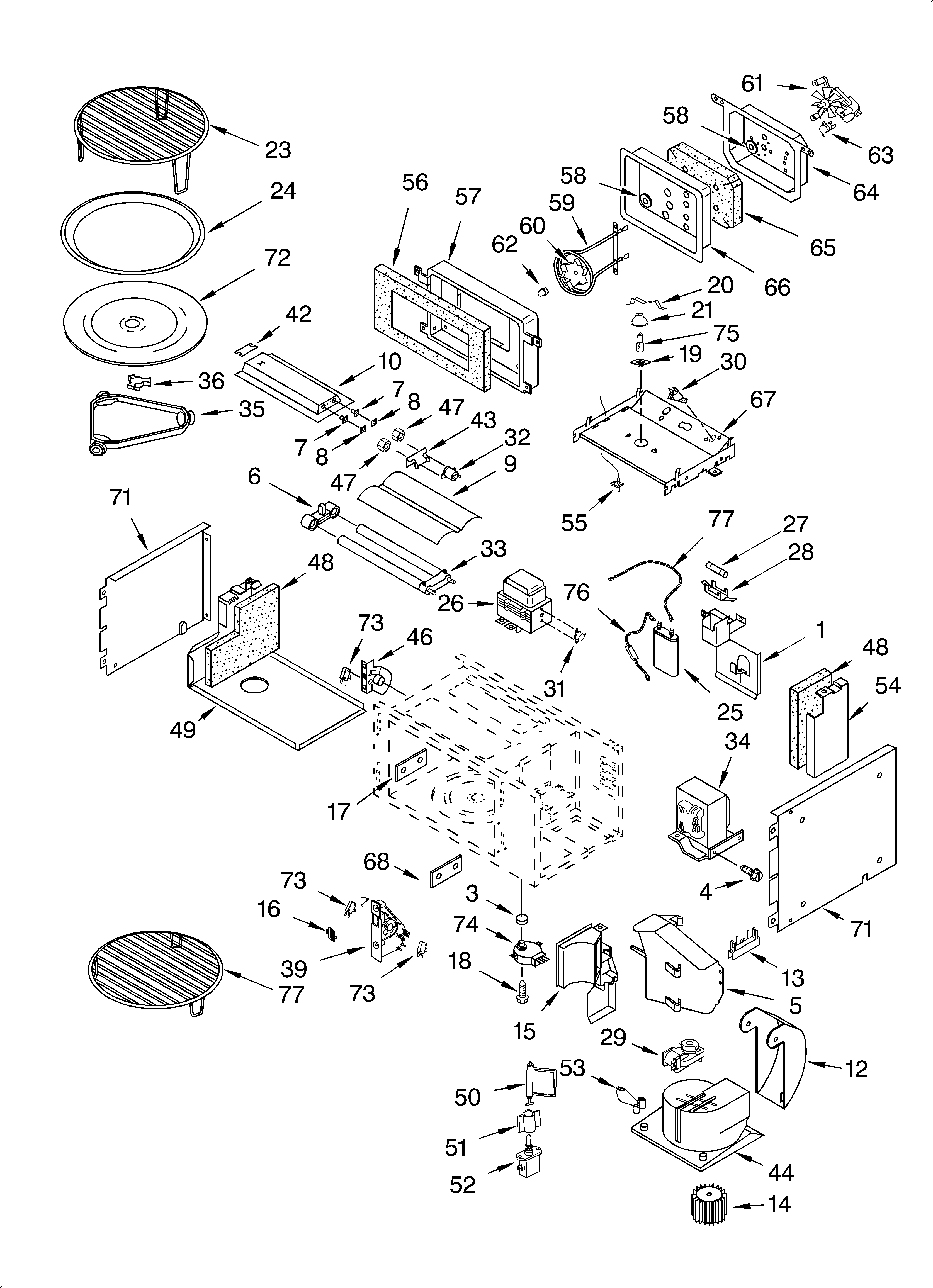 Cabinet and stirrer