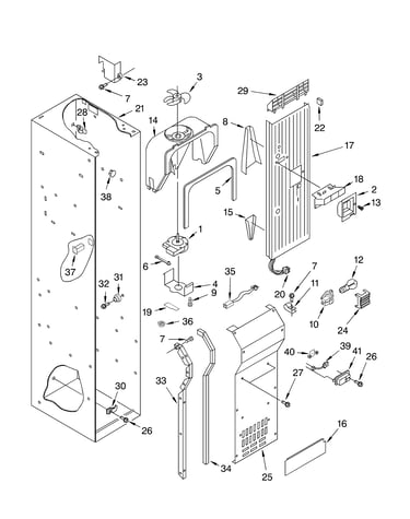 Freezer liner and air flow