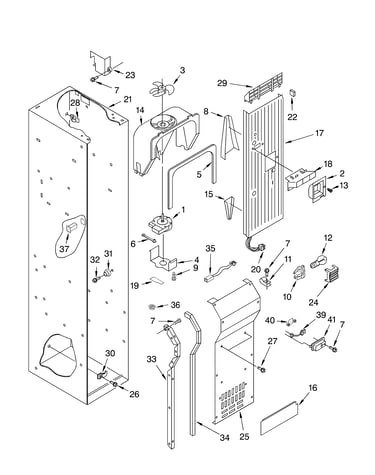 Freezer liner and air flow