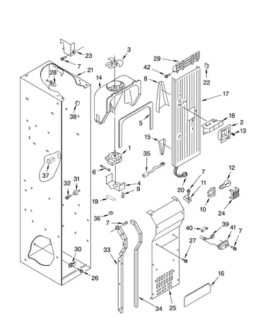 Freezer liner and air flow