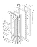 Refrigerator door
