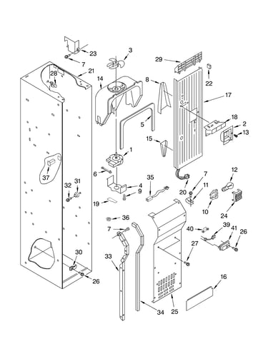 Freezer liner and air flow
