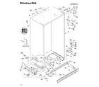 KitchenAid KSSP42QKS00 cabinet/literature diagram