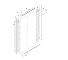 KitchenAid KSSP42QKS00 cabinet trim diagram