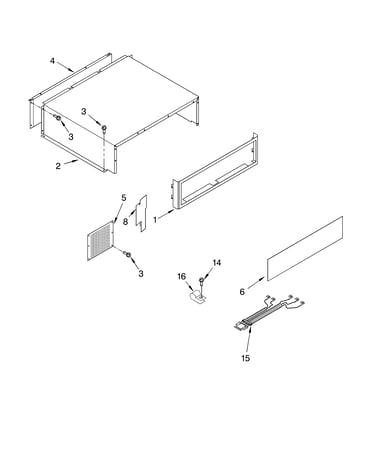 Top grille and unit cover