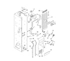 KitchenAid KSSP42QKS00 freezer liner and air flow diagram