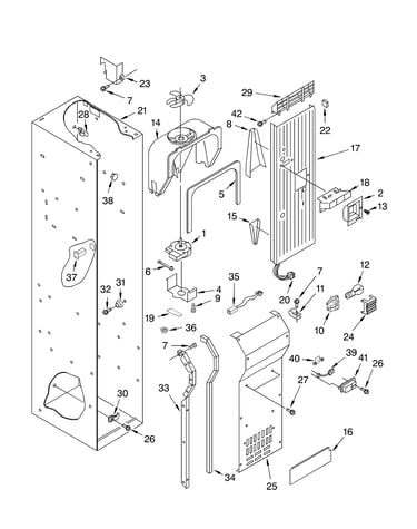 Freezer liner and air flow