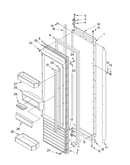 Refrigerator door
