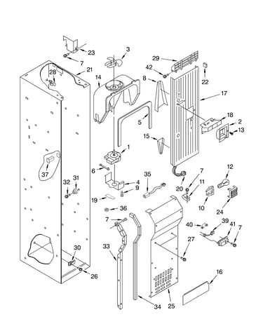 Freezer liner and air flow