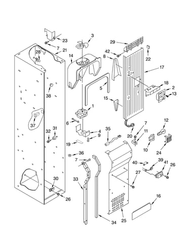 Freezer liner and air flow