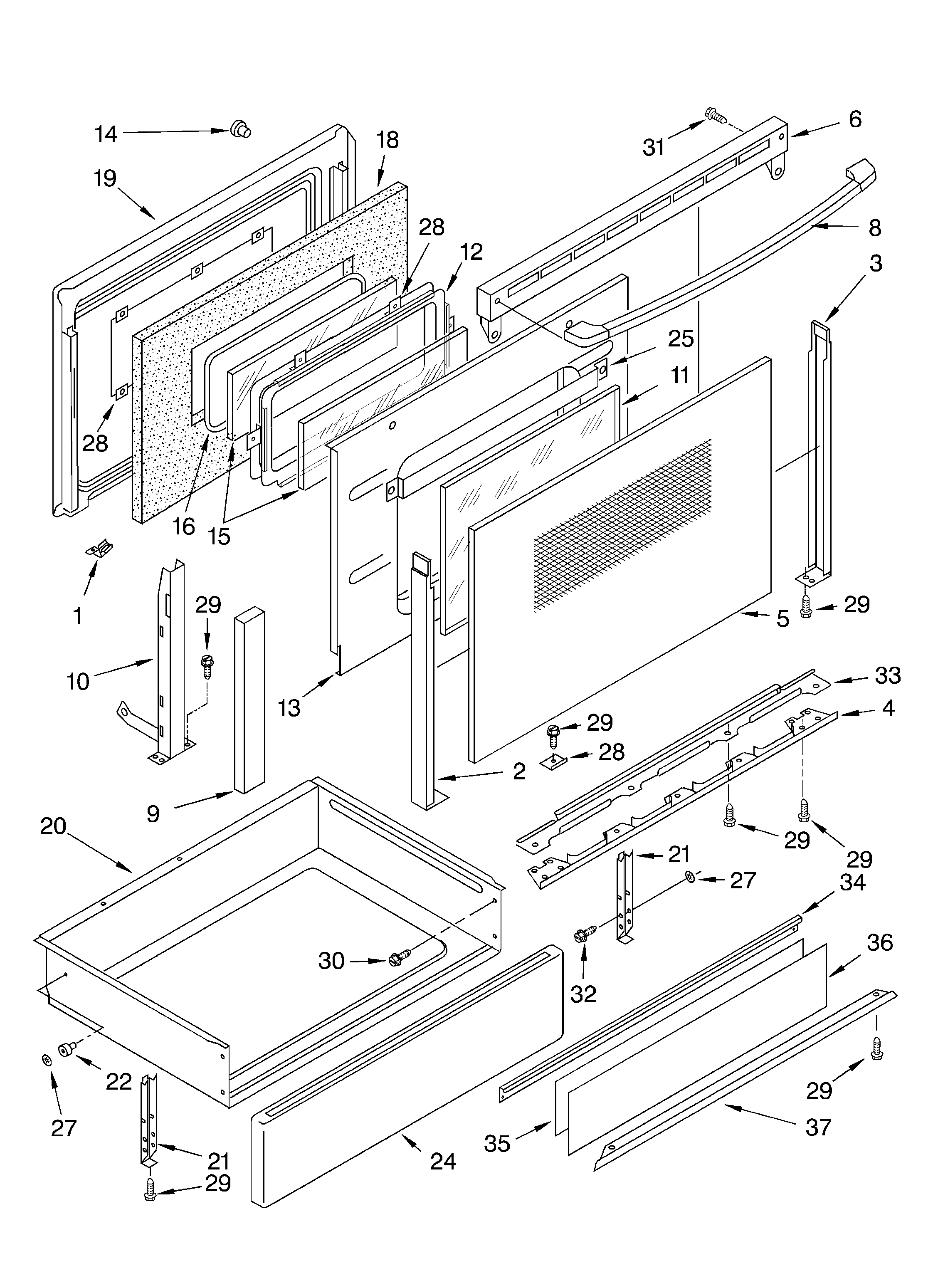 DOOR AND DRAWER