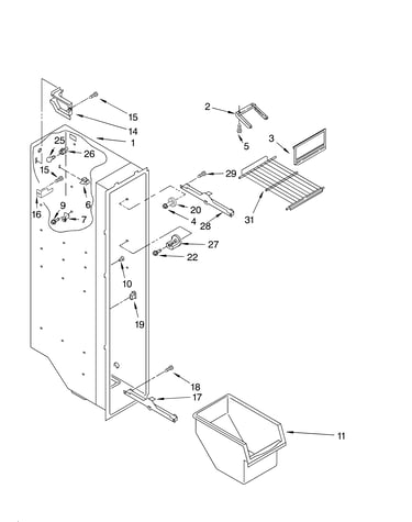 Freezer liner