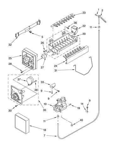 Ice maker/optional