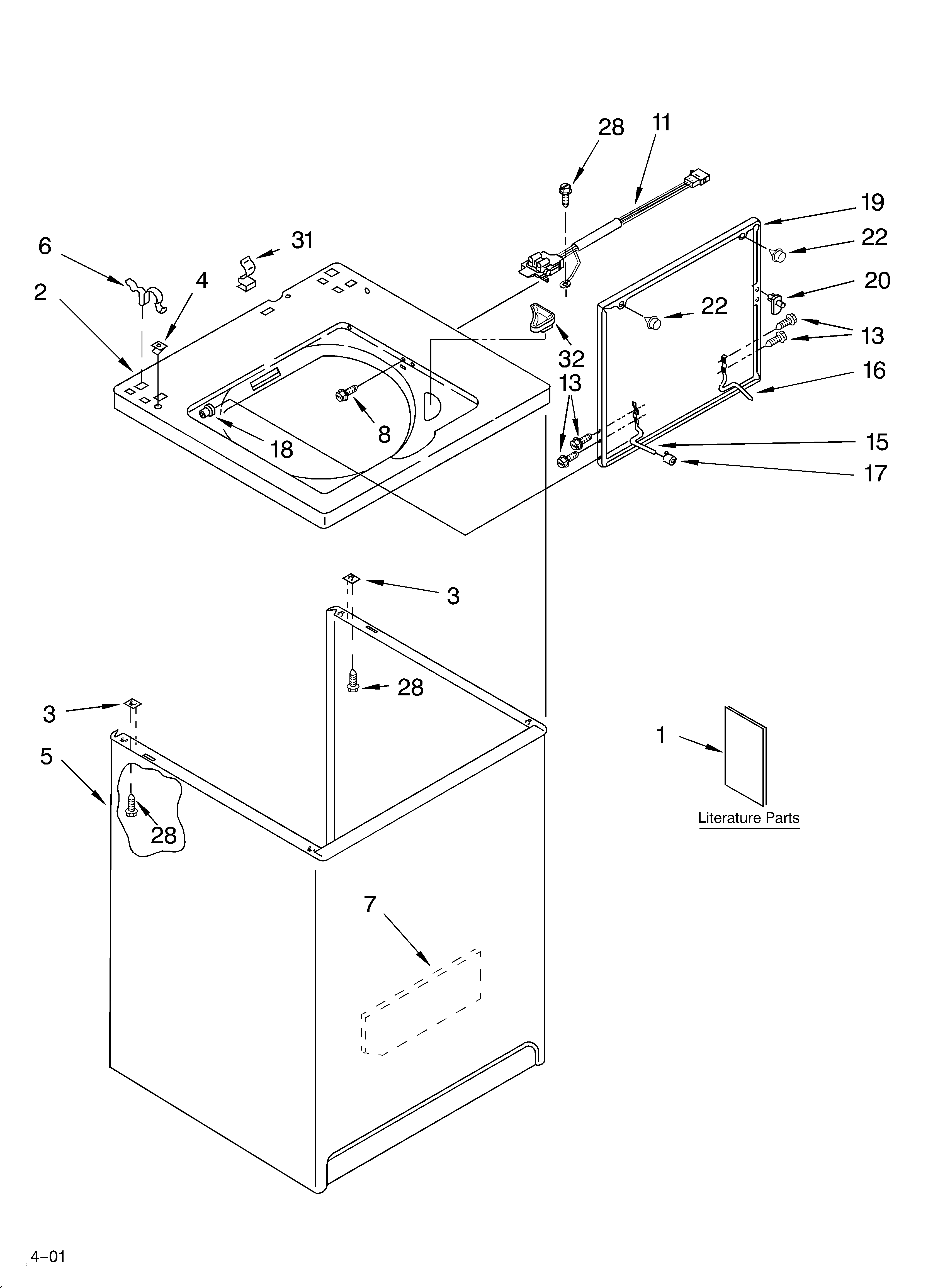 TOP AND CABINET/LITERATURE