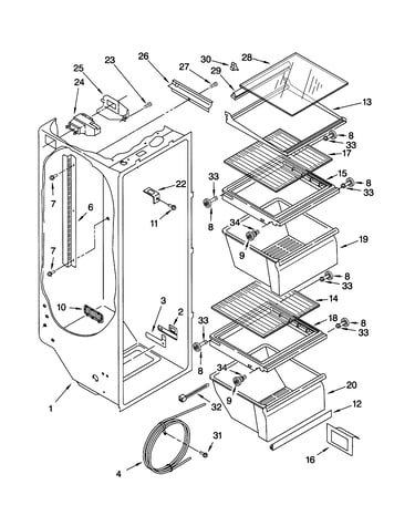 Refrigerator liner