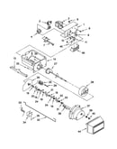 Motor and ice container