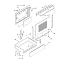 Whirlpool RS310PXGW0 door and drawer diagram