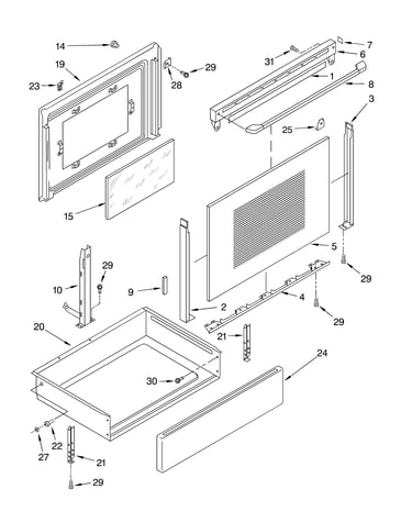 Door and drawer