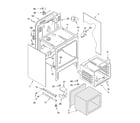Whirlpool RS310PXGW0 oven chassis diagram