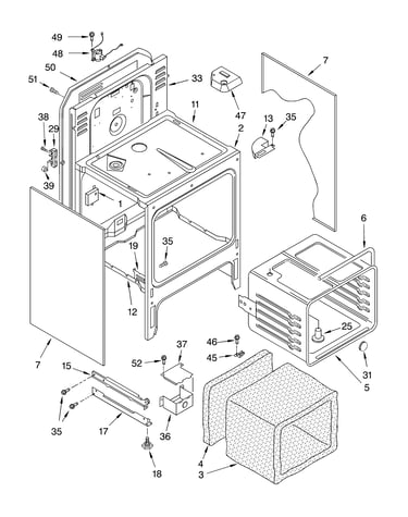 Oven chassis