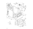 Roper RES7646KQ1 cabinet/literature diagram