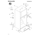 KitchenAid KTRS19KKBT01 cabinet/literature diagram