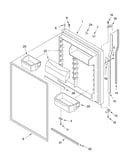 Refrigerator door