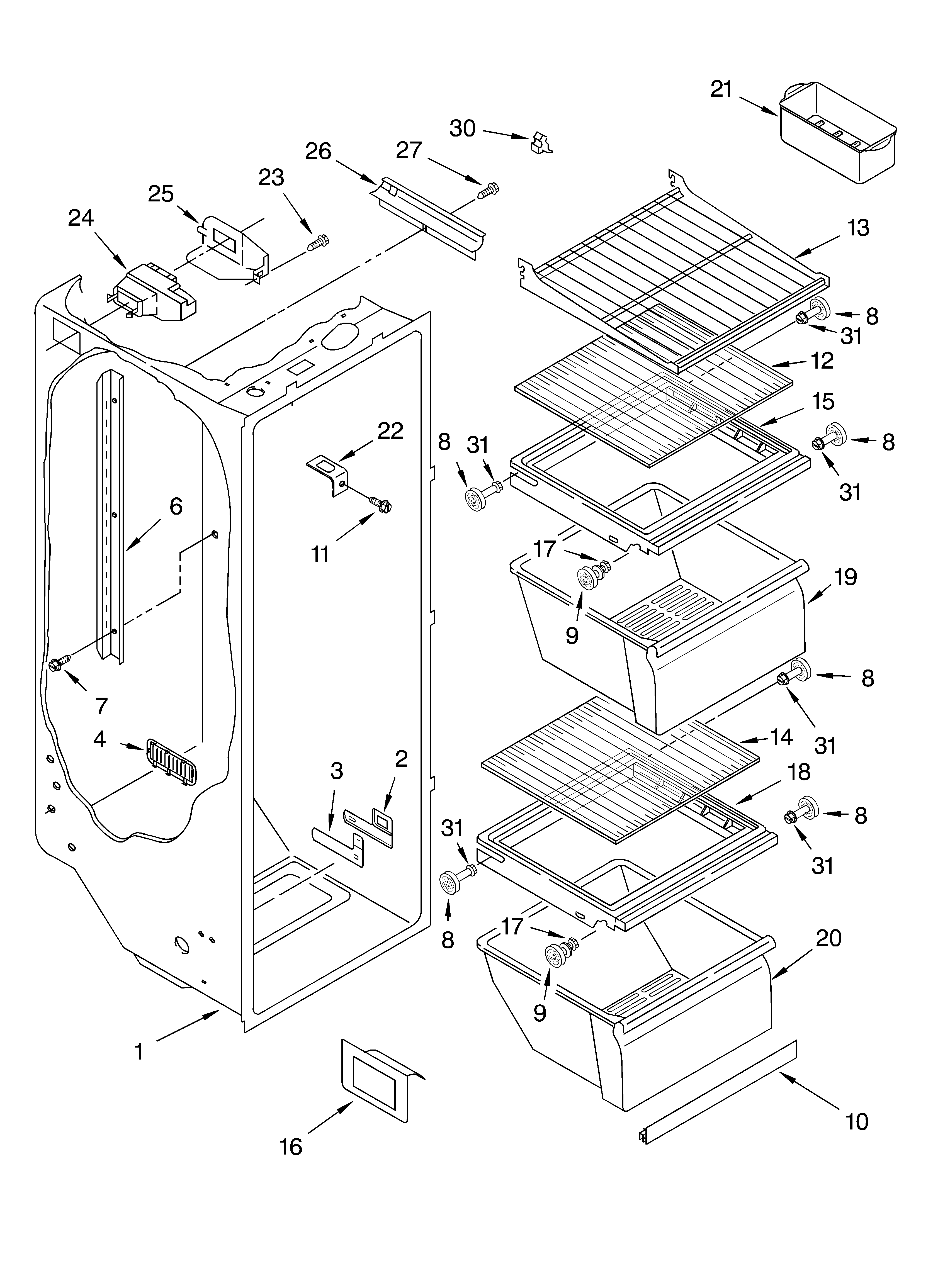 REFRIGERATOR LINER