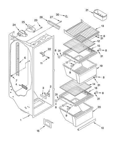 Refrigerator liner