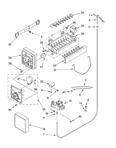 Ice maker/optional