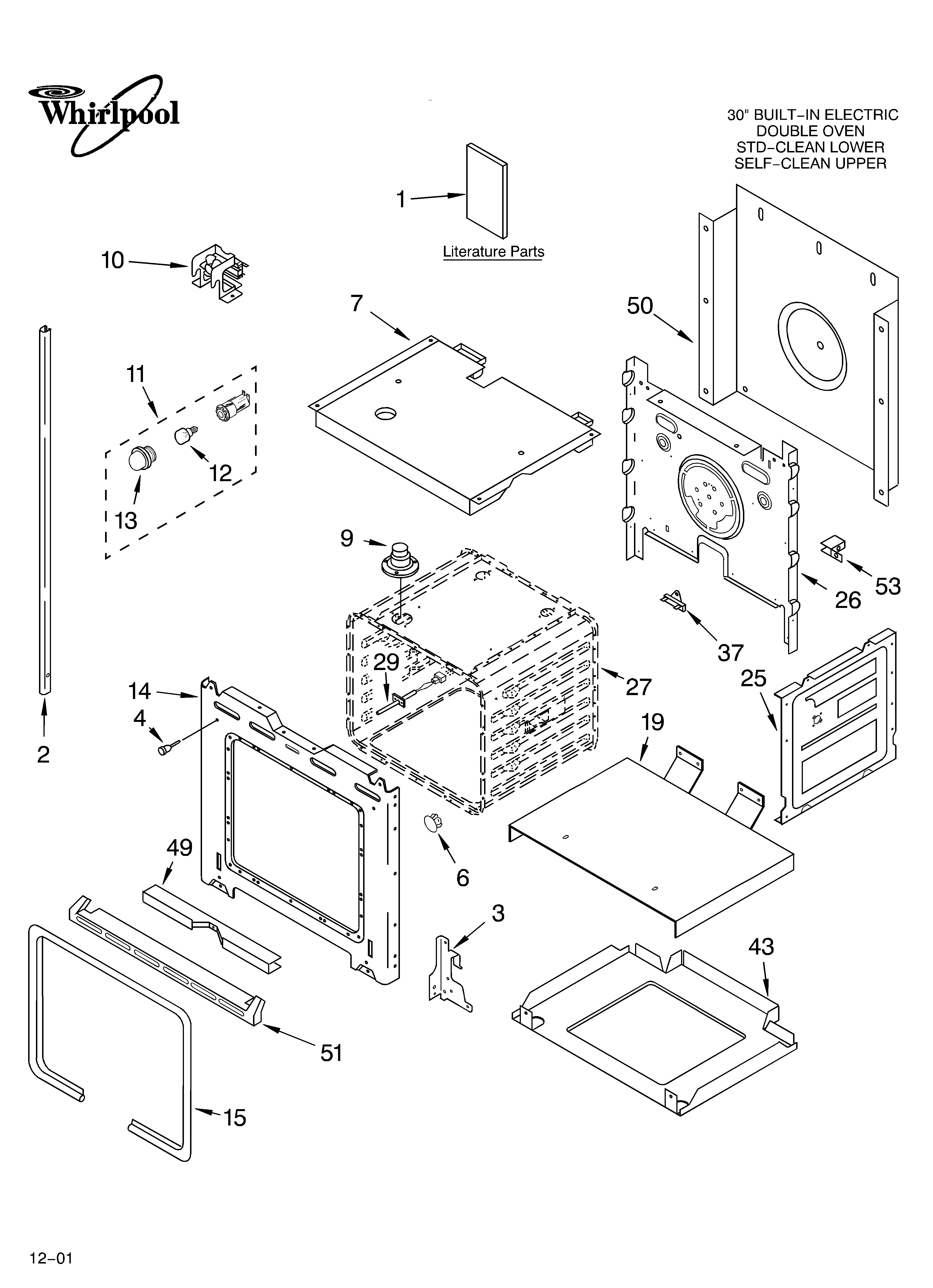 LOWER OVEN/LITERATURE