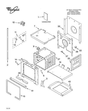 Lower oven/literature