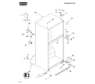 Roper RT21AKXKT00 cabinet/literature diagram