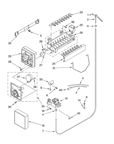 Ice maker/optional
