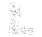 KitchenAid KBDS250X4 lower housing and motor diagram