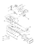 Motor and ice container