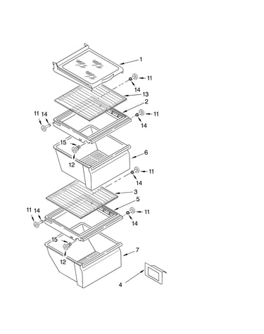Refrigerator shelf