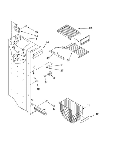 Freezer liner