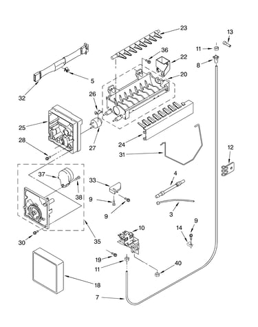 Ice maker/optional