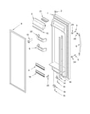 Refrigerator door