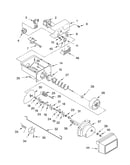 Motor and ice container
