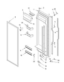 Refrigerator door
