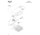 Whirlpool RH2636XJQ1 range hood diagram