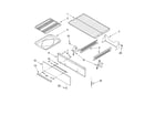 Roper FGP335HN0 oven and broiler diagram