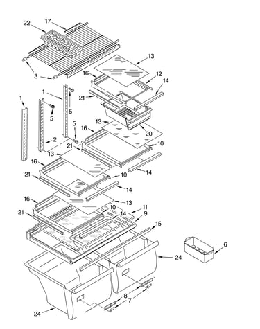 Shelf/optional