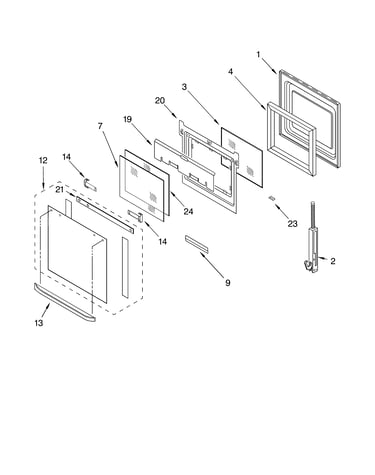 Oven door